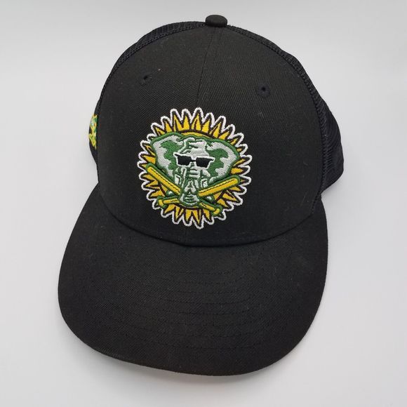 New Era Oakland Athletics A's 7 1/2 Stomper Bats Elephant Hat 30 Year 1968-1997 - Picture 1 of 7